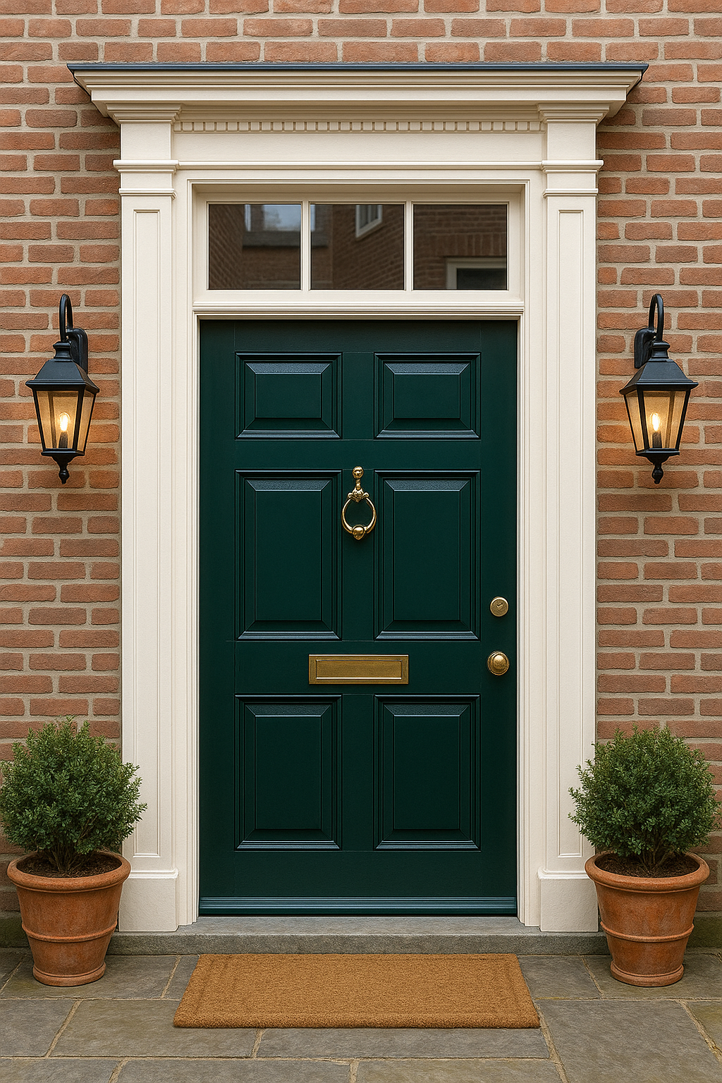 Klassieke houten deur